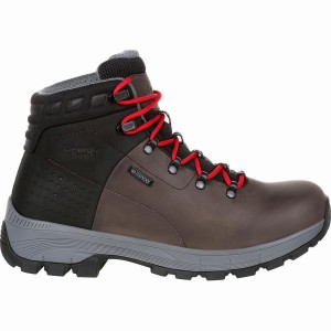 Botte Randonnée Georgia Boot Eagle Trail Imperméables Homme Noir Marron | YSUHEKB-92