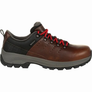 Botte Randonnée Georgia Boot Eagle Trail Imperméables Oxford Homme Marron | PITEDOZ-79