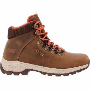 Botte Randonnée Georgia Boot Eagle Trail Imperméables Femme Marron | UREONKX-72