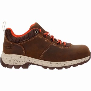 Botte Randonnée Georgia Boot Eagle Trail Imperméables Oxford Femme Marron | MJCYDNO-95