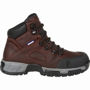 Botte Travail Georgia Boot Michelin® HydroEdge Steel Embout Imperméables Homme Marron | DAQLRTF-76