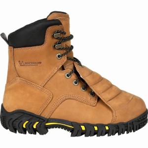 Botte Travail Georgia Boot Michelin® Pilot Sledge Embout Metatarsal Homme Marron | SNDQIYF-14