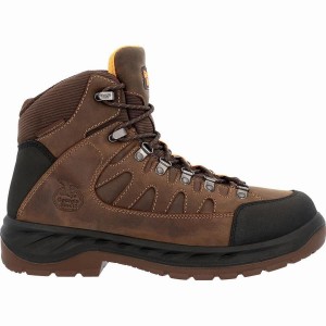 Botte Travail Georgia Boot OT Imperméables Homme Marron | YWSNPIE-25