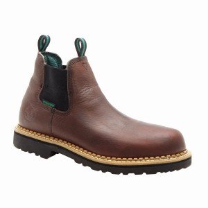 Bottes Imperméables Georgia Boot Georgia Giant Romeo Homme Marron | FECZJQD-58