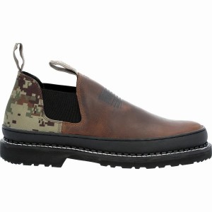 Chaussure Travail Georgia Boot Georgia Giant Digital Camo Romeo Homme Marron | GXPIROZ-64