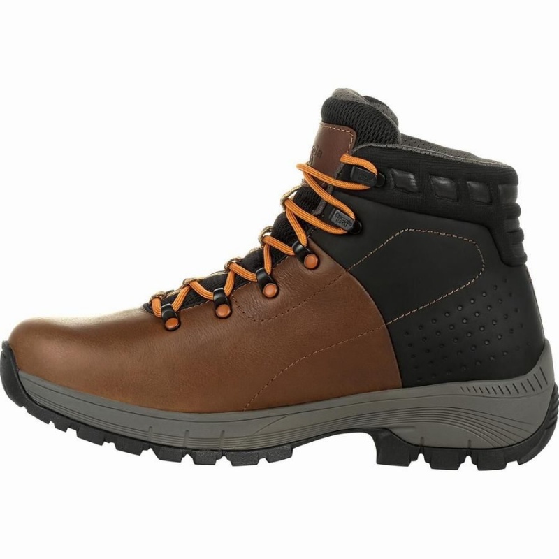 Botte Randonnée Georgia Boot Eagle Trail Imperméables Homme Marron | YAIFTHL-59