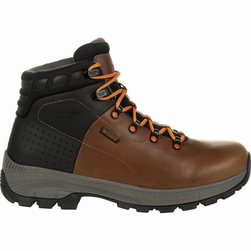 Botte Randonnée Georgia Boot Eagle Trail Imperméables Homme Marron | YAIFTHL-59