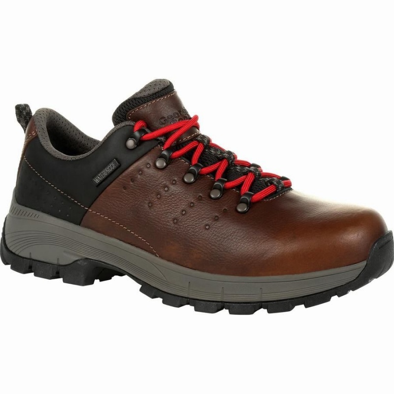 Botte Randonnée Georgia Boot Eagle Trail Imperméables Oxford Homme Marron | PITEDOZ-79