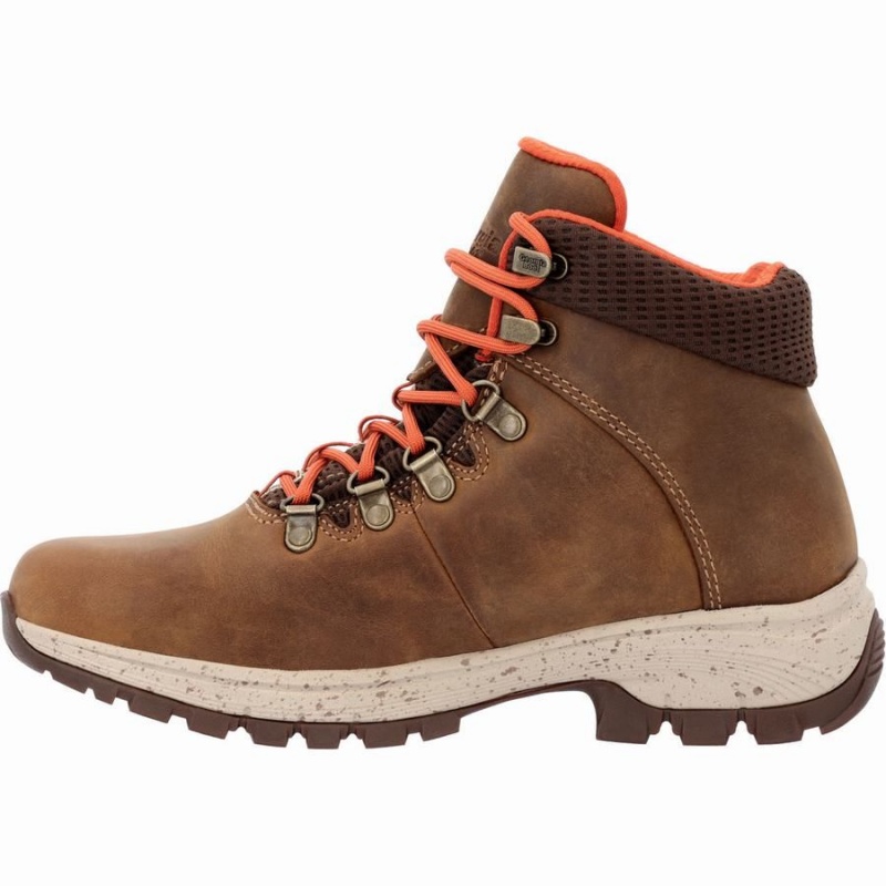 Botte Randonnée Georgia Boot Eagle Trail Imperméables Femme Marron | UREONKX-72