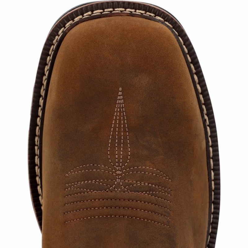 Botte Travail Georgia Boot Carbo-Tec FLX Alloy Embout Imperméables Pull-on Homme Marron | EMYVUOS-24