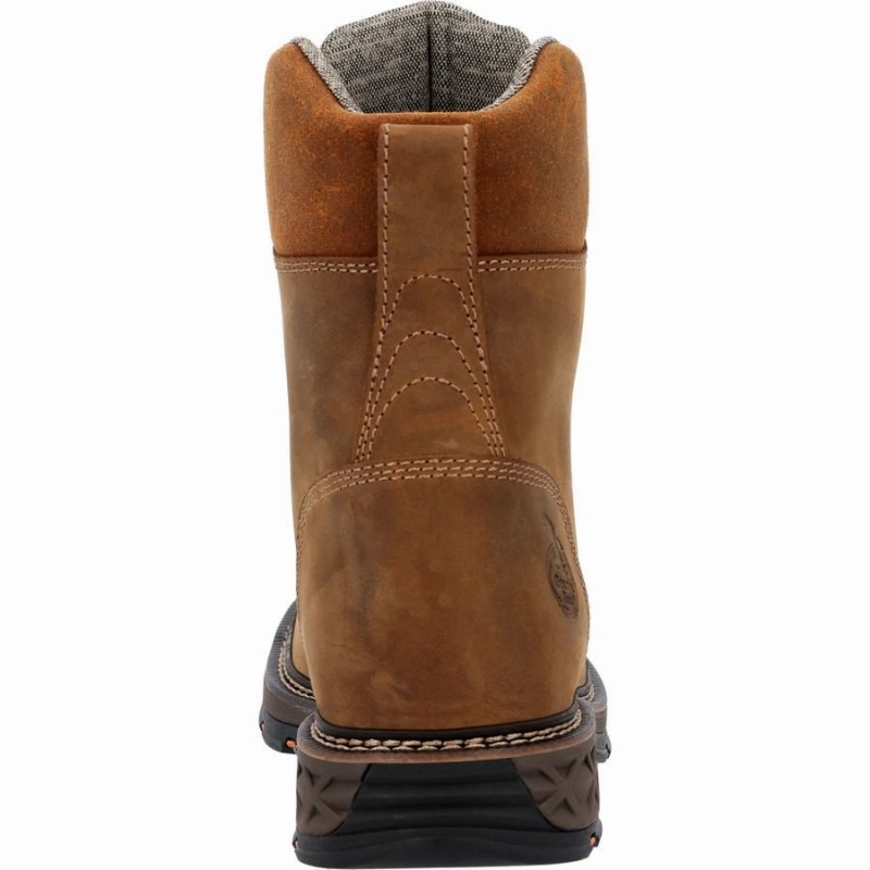 Botte Travail Georgia Boot Carbo-Tec FLX Imperméables Lacer Homme Marron | VKXYDIP-45