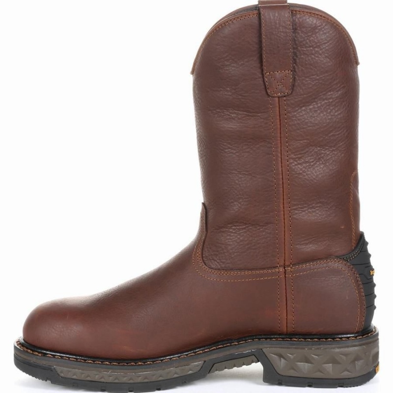 Botte Travail Georgia Boot Carbo-Tec LT Imperméables Pull-On Homme Marron | QSWLZPI-70