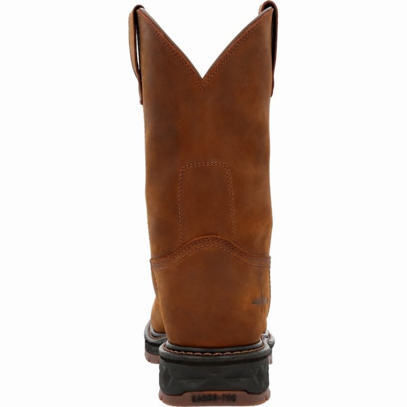 Botte Travail Georgia Boot Carbo-Tec LT Pull-On Homme Marron | NFCIYEO-29