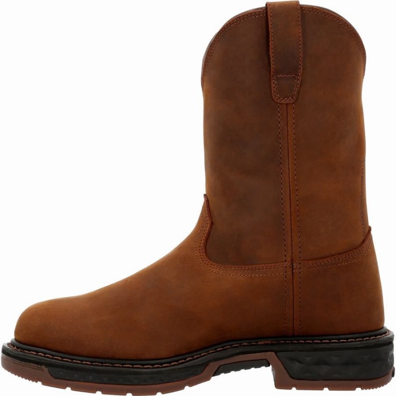 Botte Travail Georgia Boot Carbo-Tec LT Pull-On Homme Marron | NFCIYEO-29