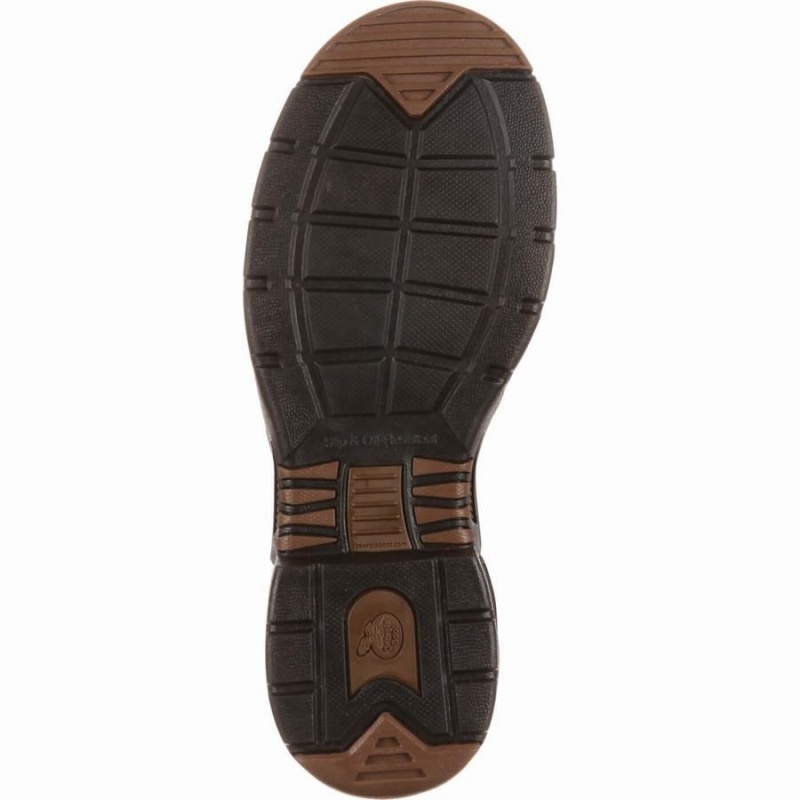 Botte Travail Georgia Boot Georgia Athens Imperméables Homme Marron | BWZGJOL-78