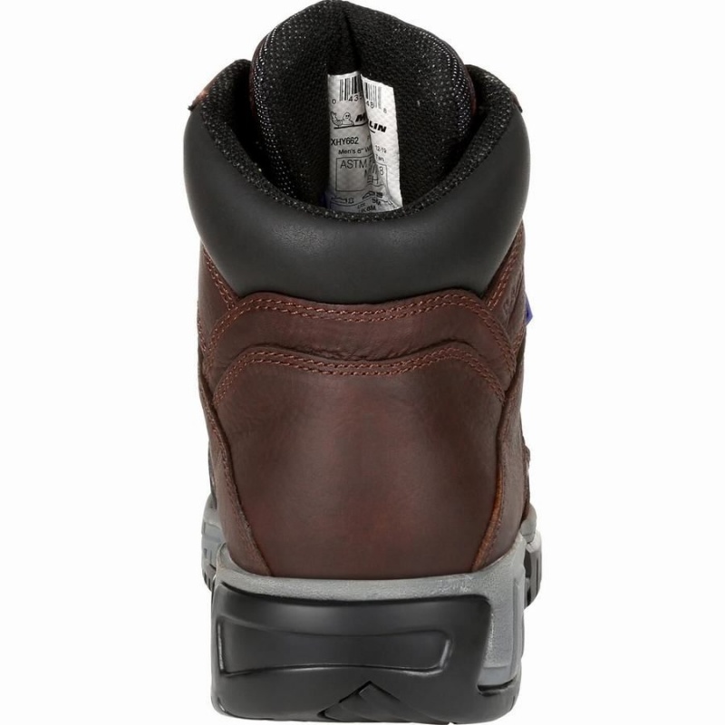 Botte Travail Georgia Boot Michelin® HydroEdge Steel Embout Imperméables Homme Marron | DAQLRTF-76