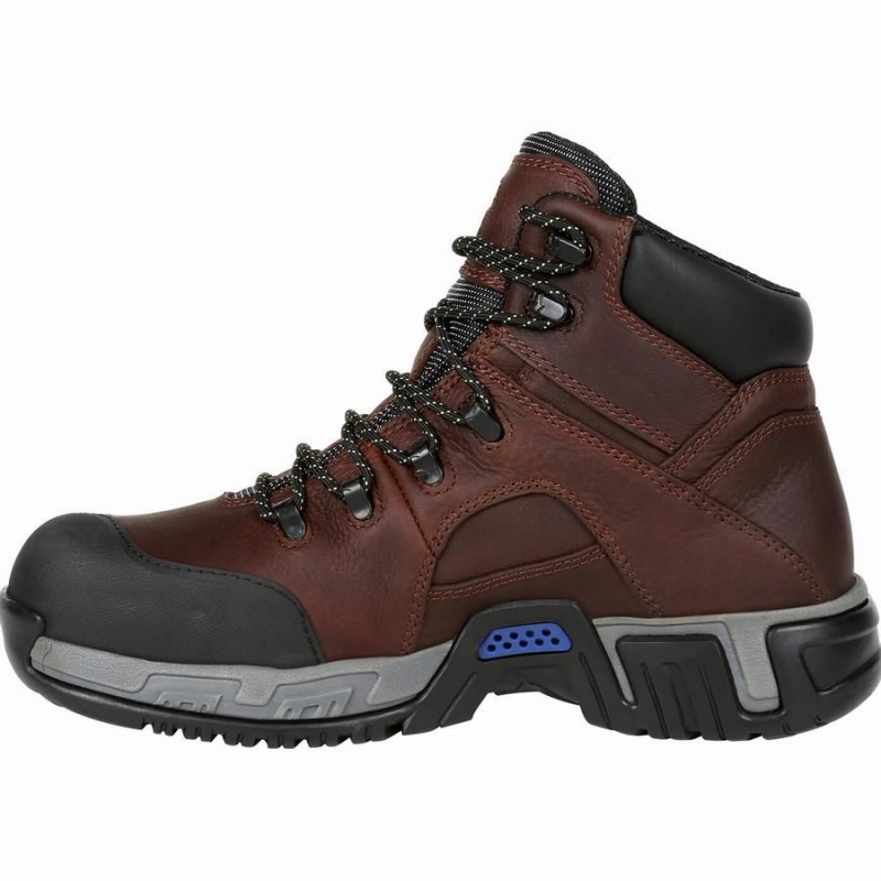 Botte Travail Georgia Boot Michelin® HydroEdge Steel Embout Imperméables Homme Marron | DAQLRTF-76