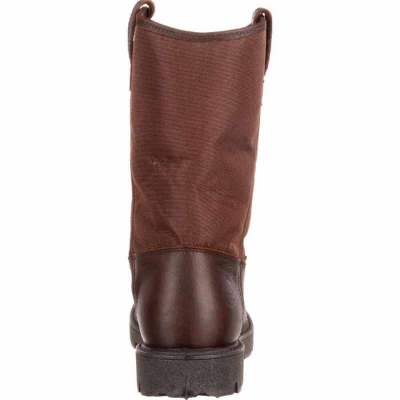 Bottes Caoutchouc Georgia Boot Homeland Imperméables Travail Homme Marron | HQZAKOD-96