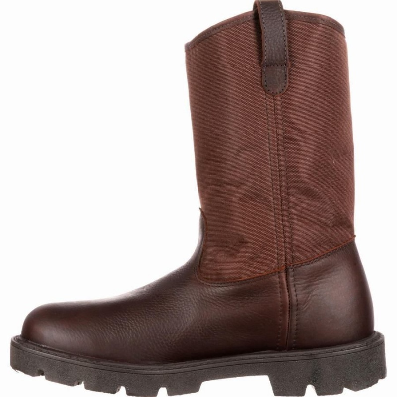 Bottes Caoutchouc Georgia Boot Homeland Imperméables Travail Homme Marron | HQZAKOD-96