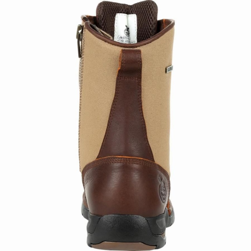 Bottes Imperméables Georgia Boot Athens Side-Zip Upland Homme Marron | EGJTKQX-57