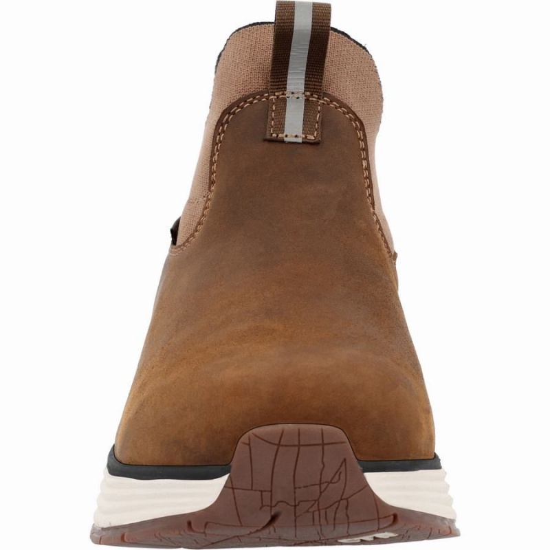 Bottines Chelsea Georgia Boot DuraBlend Sport Imperméables Travail Homme Marron | MYPWNCQ-07