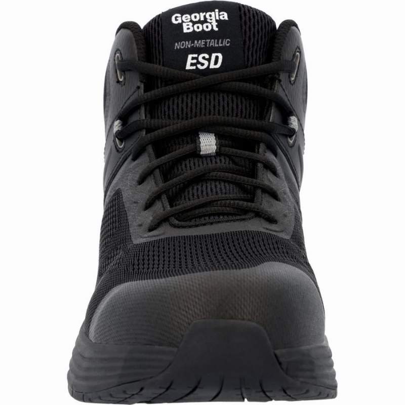 Chaussure Travail Georgia Boot DuraBlend Sport Composite Embout Athlétiques Hi-Top Homme Noir | IGMBHFC-43