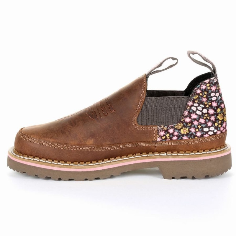 Chaussure Travail Georgia Boot Georgia Giant Romeo Femme Marron | IYNBLXM-82