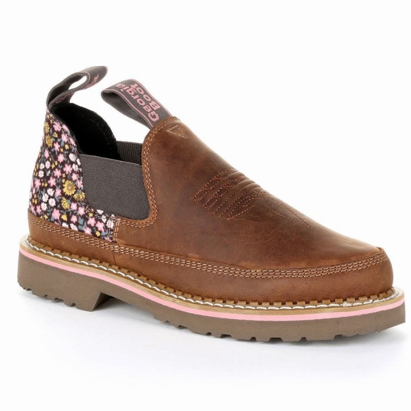 Chaussure Travail Georgia Boot Georgia Giant Romeo Femme Marron | IYNBLXM-82