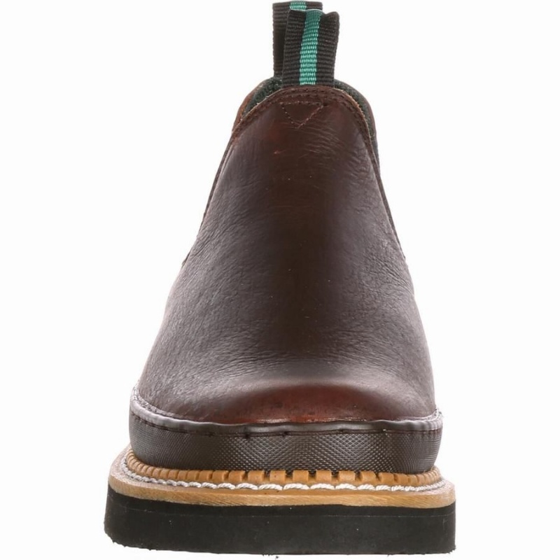 Chaussure Travail Georgia Boot Georgia Giant Wedge Romeo Homme Marron | TAWLGXV-42