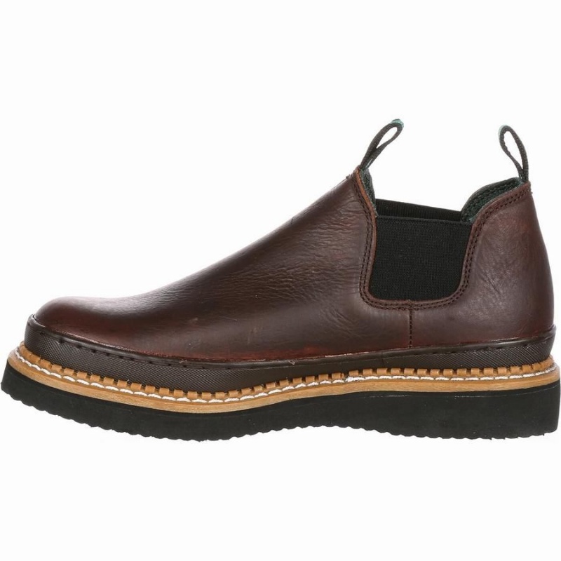 Chaussure Travail Georgia Boot Georgia Giant Wedge Romeo Homme Marron | TAWLGXV-42