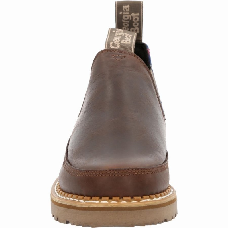 Chaussure Travail Georgia Boot Romeo Femme Marron Foncé | VDGAIUS-81